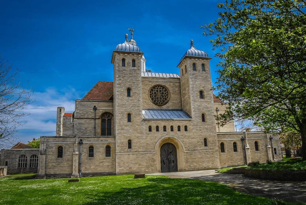 A cathedral in Portsmouth