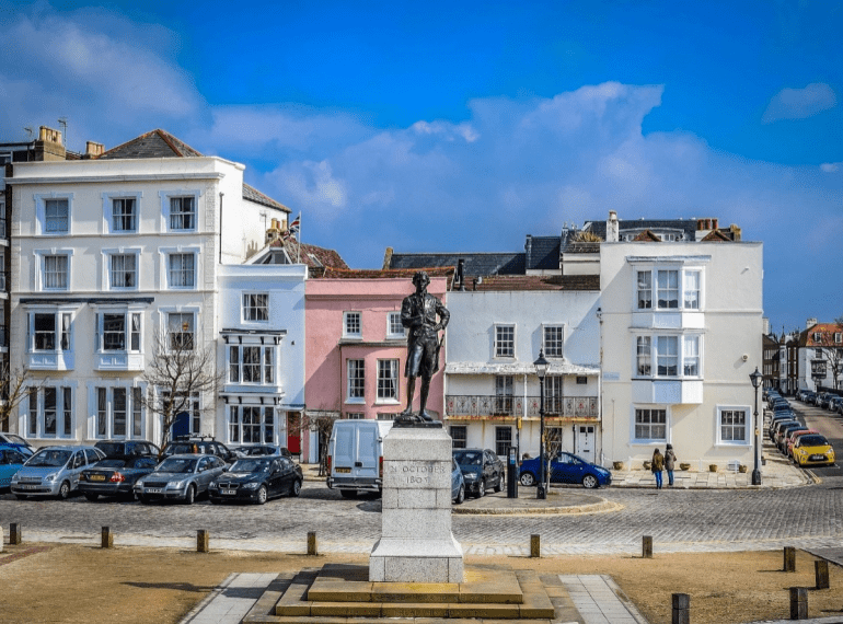 A statue in Hampshire, UK